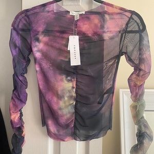 Topshop Mesh Top
